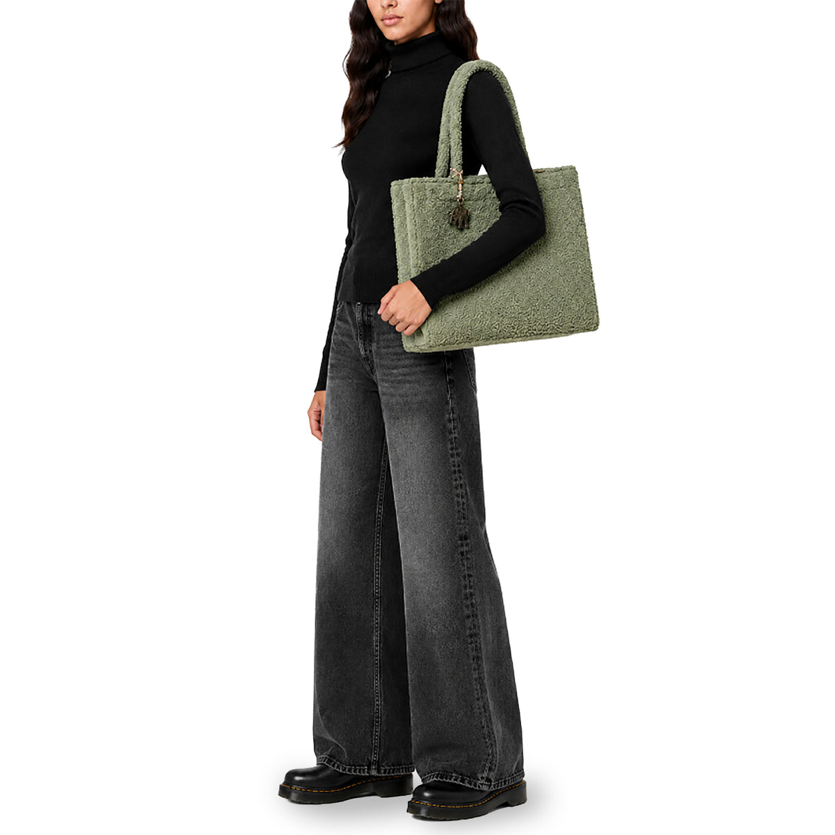 Schultertasche Jessy Large Bouclé