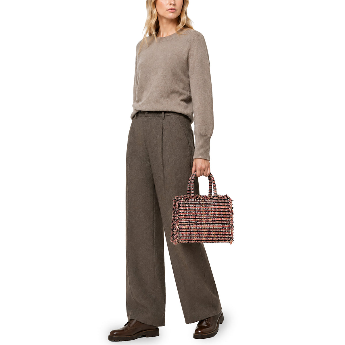 Umhängetasche Jessy Medium Tweed