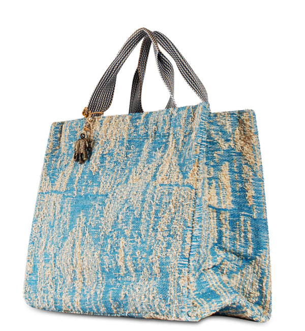 Luxuriöse Soft Bag aus gewebtem Jacquard – Groß - geräumig und stilvoll
