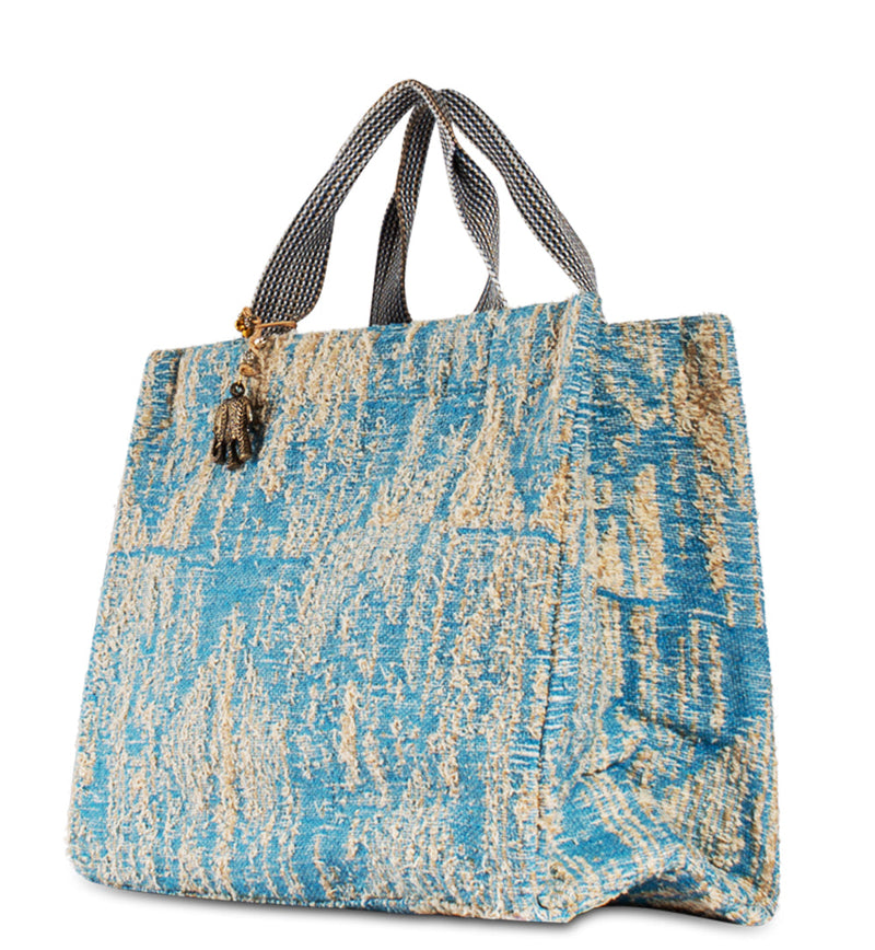 Luxuriöse Soft Bag aus gewebtem Jacquard – Groß - geräumig und stilvoll