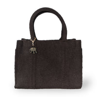 Schultertasche Jessy Large Bouclé mit Seitentaschen