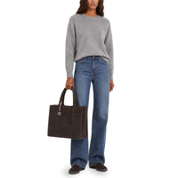 Schultertasche Jessy Large Bouclé mit Seitentaschen