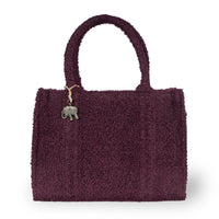Schultertasche Jessy Large Bouclé mit Seitentaschen