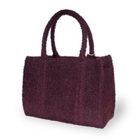 Schultertasche Jessy Large Bouclé mit Seitentaschen