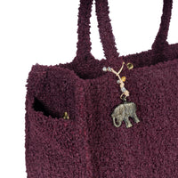 Schultertasche Jessy Large Bouclé mit Seitentaschen