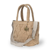 Umhängetasche Bride Medium Bouclé beige