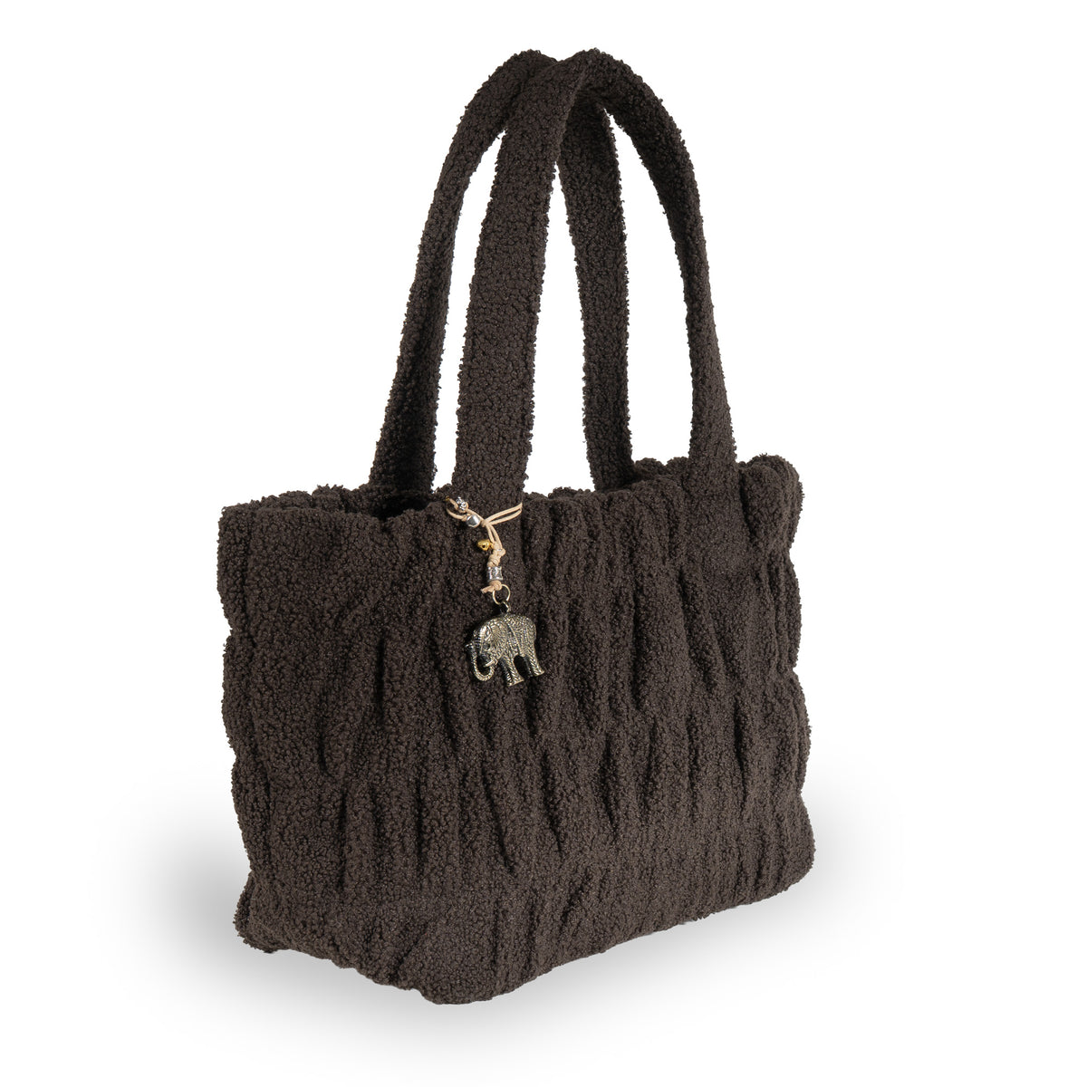 Schultertasche Macy Bouclé