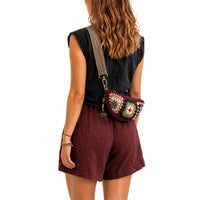Belt Bag gehäkelt Handarbeit multicolor