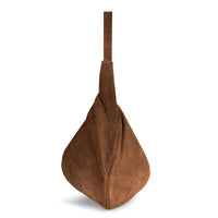 Hobo Bag Velourleder tan