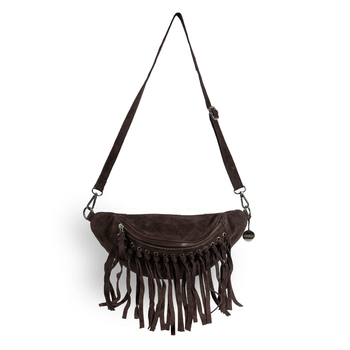 Riñonera Charly Medium de ante — braun