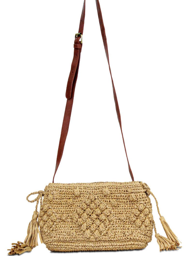 Basttasche aus feinem Raffia - ANOKHI
