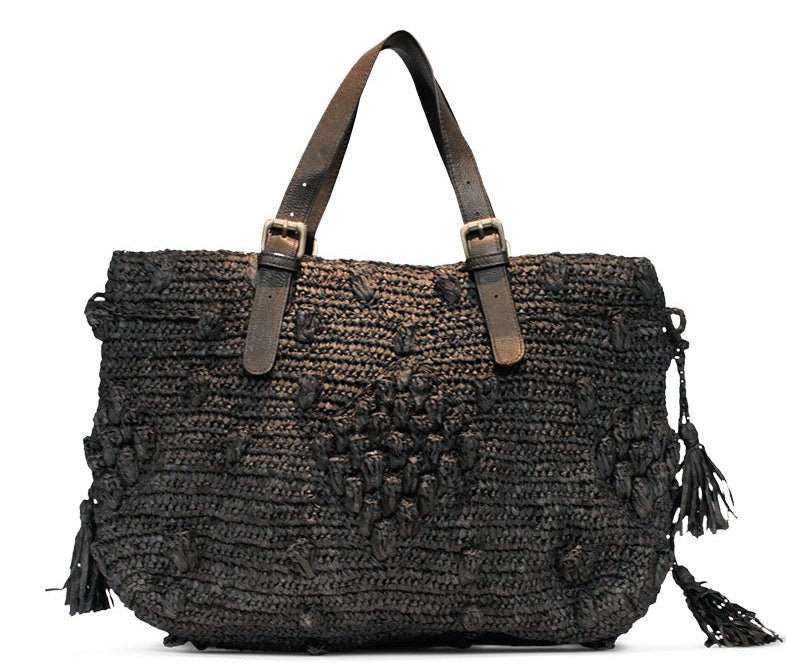 Basttasche aus feinem Raffia - ANOKHI