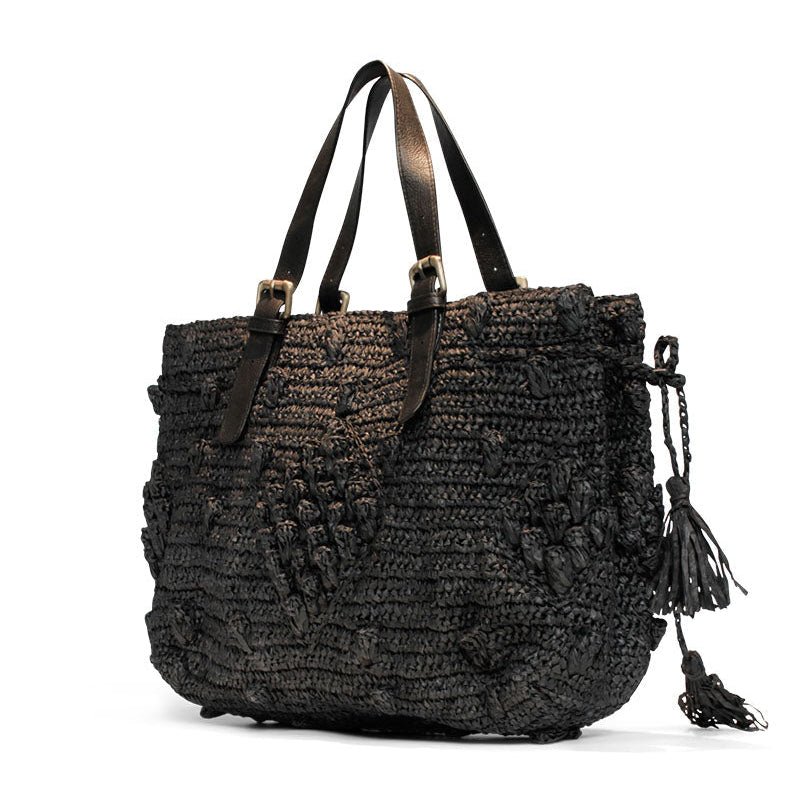 Basttasche aus feinem Raffia - ANOKHI