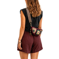 Belt Bag gehäkelt Handarbeit multicolor - ANOKHI