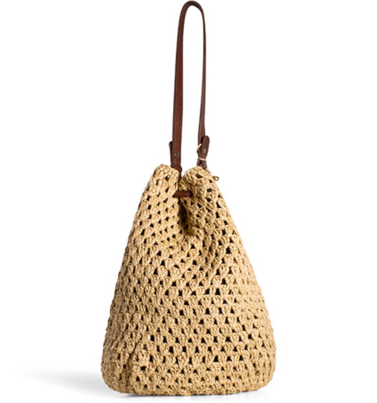 Beutel Handtasche Naturfarben - ANOKHI