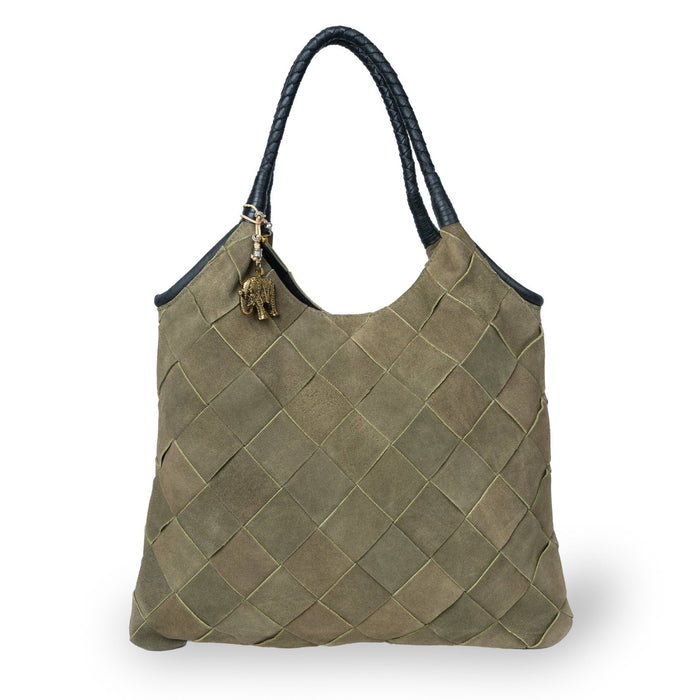 Beuteltasche Elsa Velourleder - ANOKHI