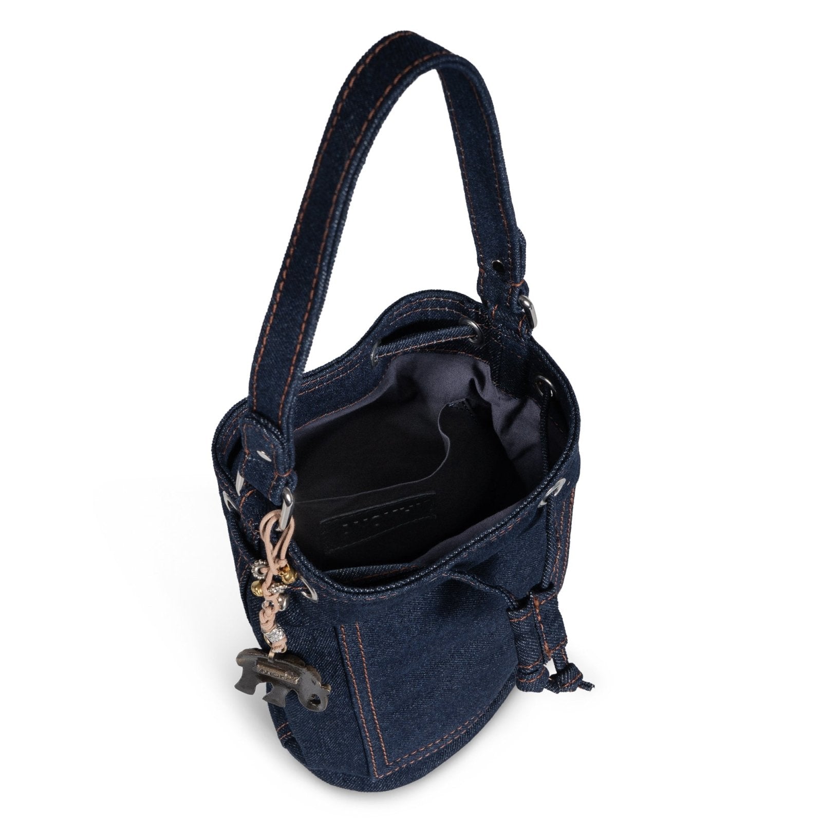 Beuteltasche Mini Jeans blau - ANOKHI