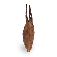 Beuteltasche Velourleder tan - ANOKHI