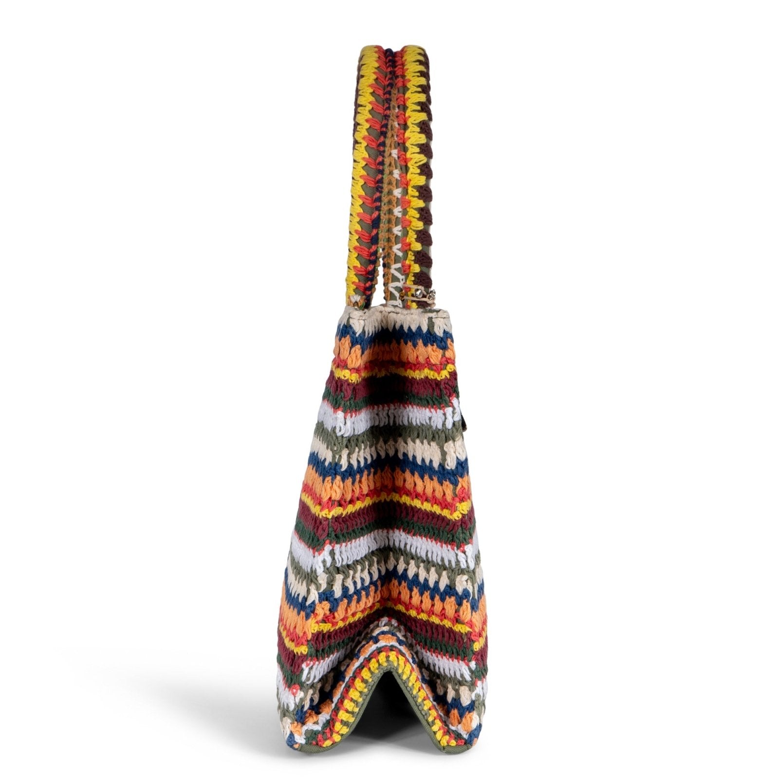 Book Tote Crochet Large Handarbeit multicolor - ANOKHI