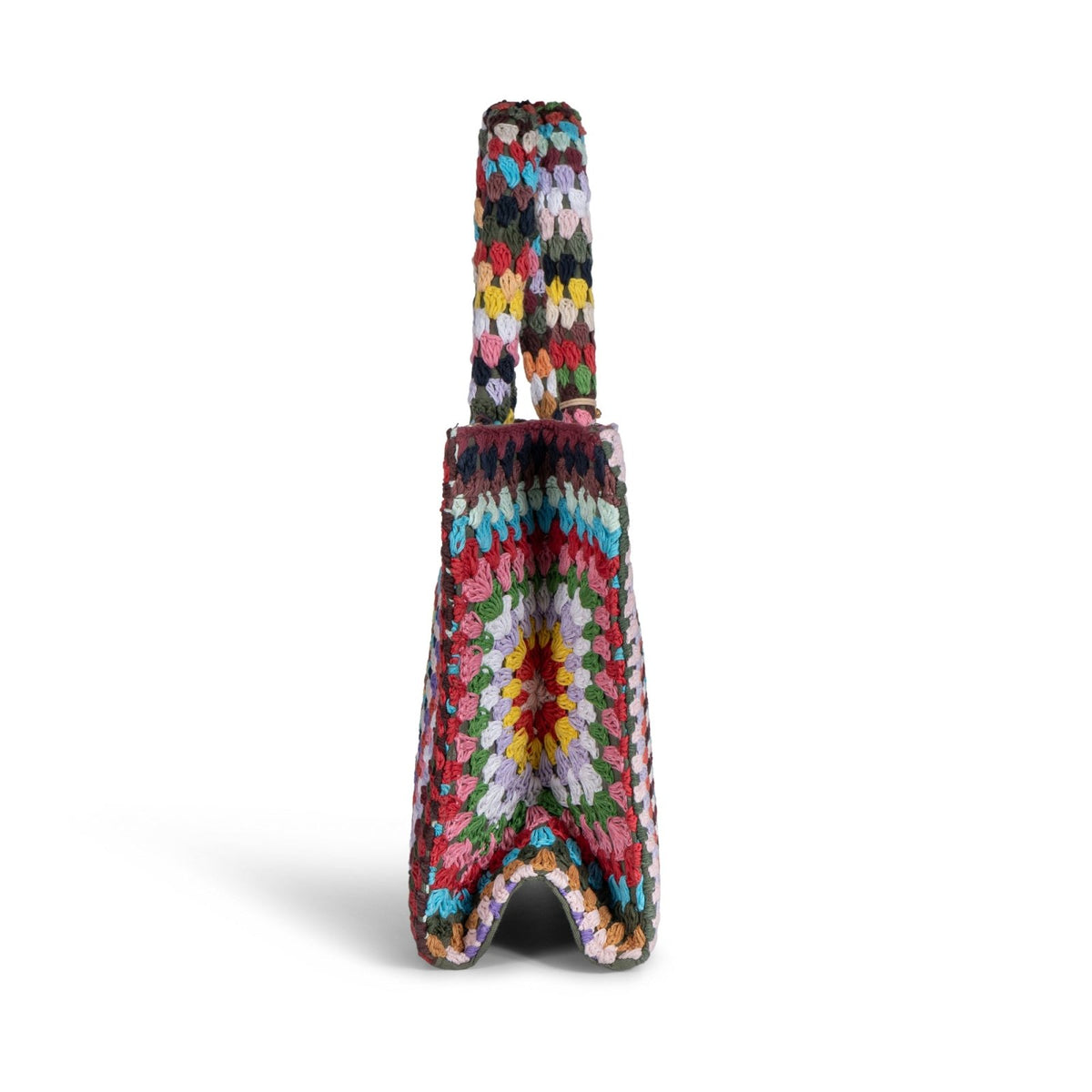 Book Tote Crochet Large Handarbeit multicolor - ANOKHI