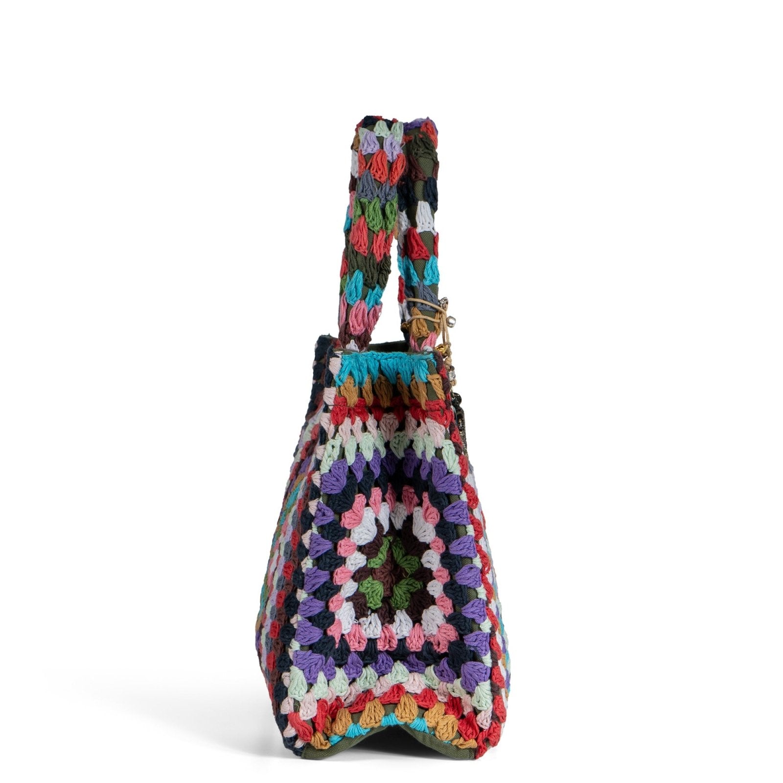 Book Tote Crochet mittlere Größe Handarbeit mutlicolor - ANOKHI