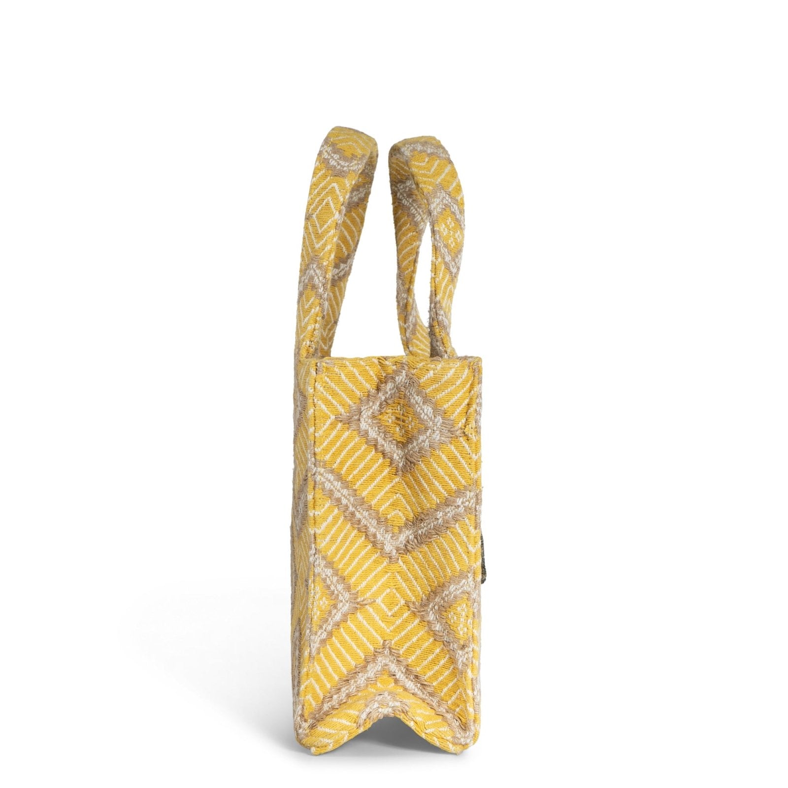 Book Tote klein gelb beige - ANOKHI