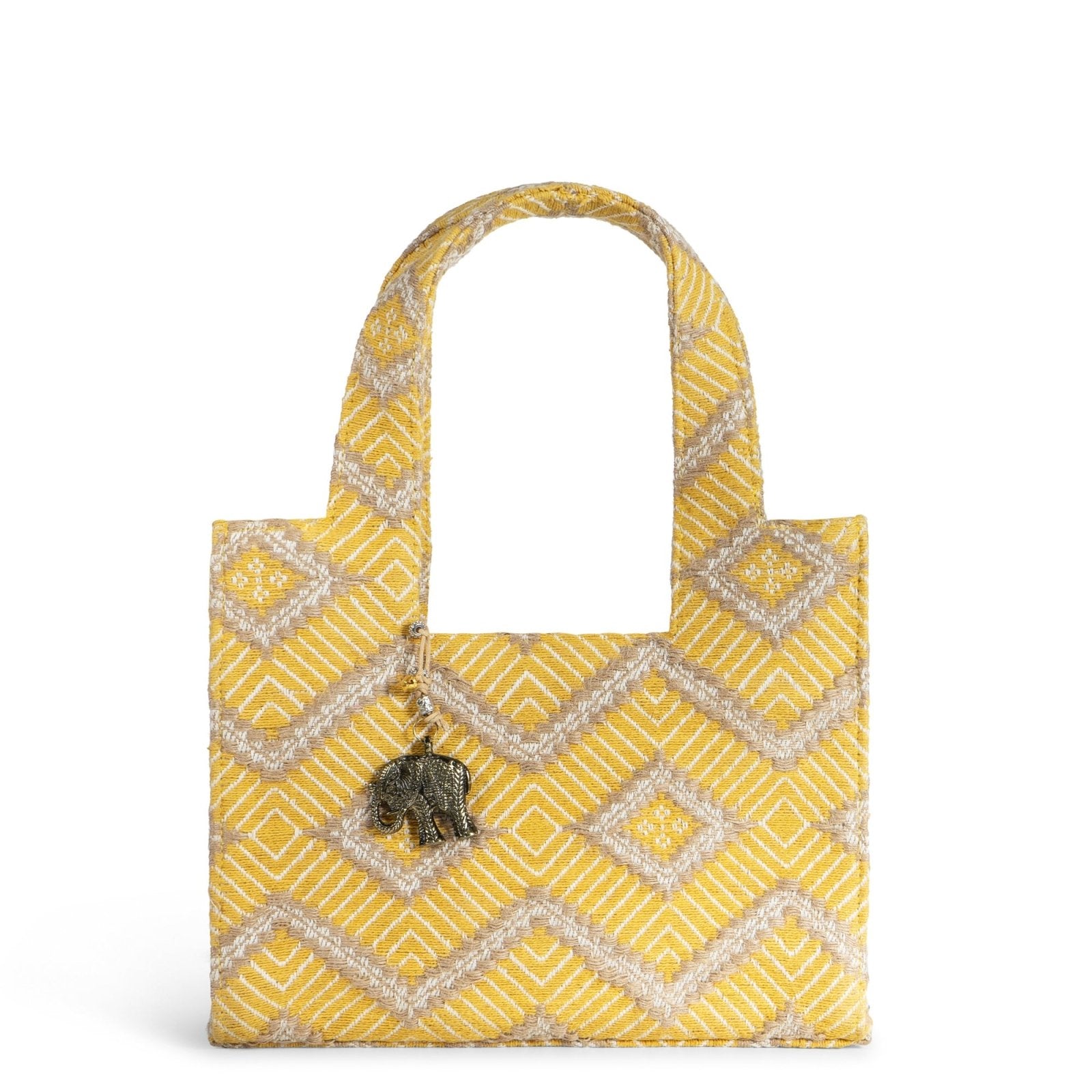 Book Tote klein gelb beige - ANOKHI