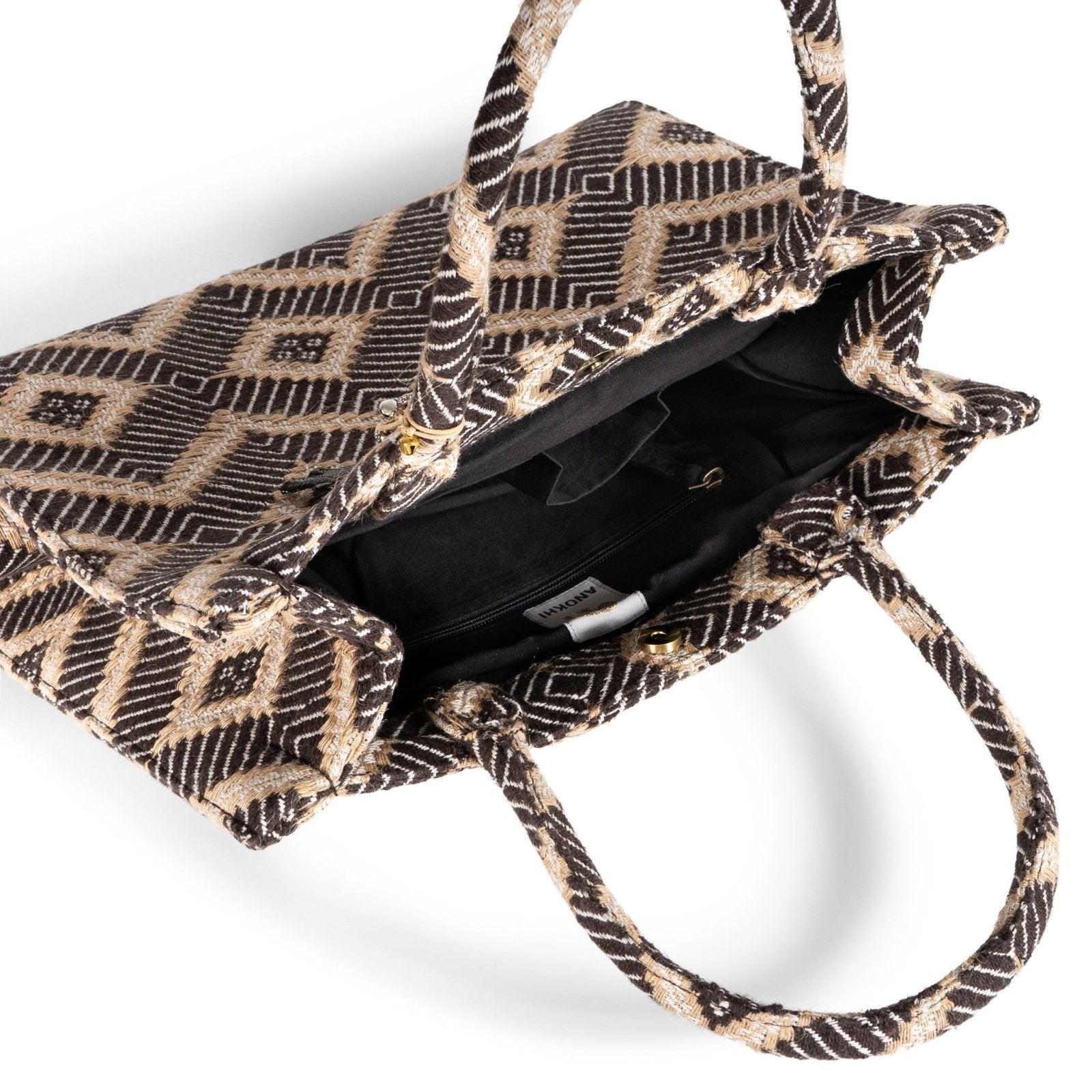 Book Tote Large braun beige - ANOKHI