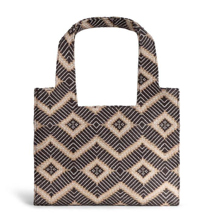 Book Tote mittlere Größe braun beige - ANOKHI