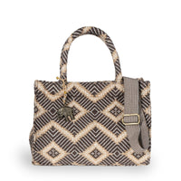 Book Tote mittlere Größe braun beige - ANOKHI
