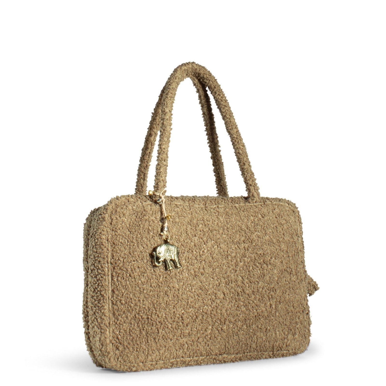 Book Tote Tasche Bouclé beige - ANOKHI