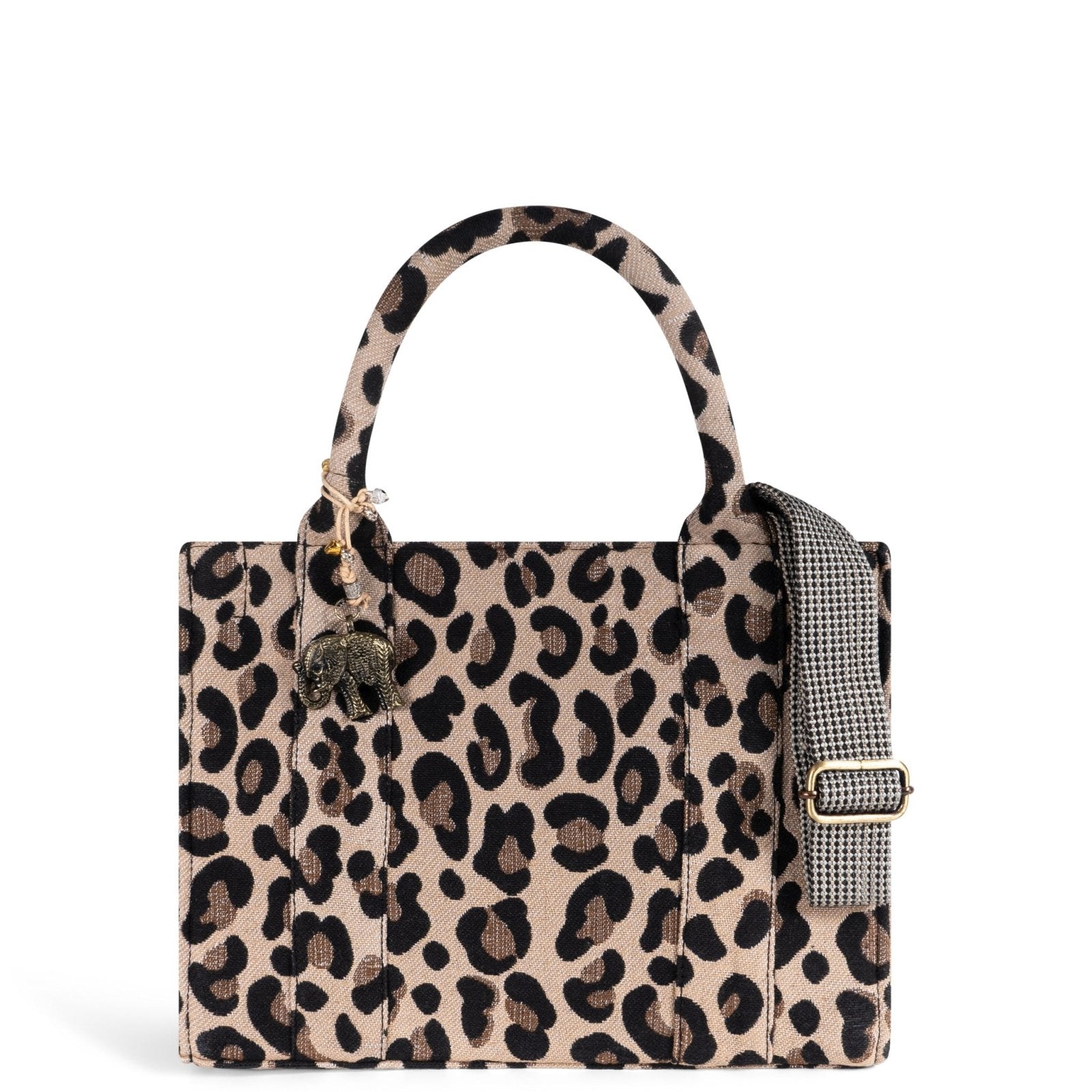 Book Tote Tasche mittlere Größe Leomuster - ANOKHI