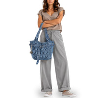 Cheyenne Denim gesteppt - ANOKHI