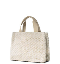 Gehäkelte Schultertasche in Creme – Anokhi – 3