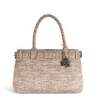 Großer Shopper Bicolor beige taupe – 2