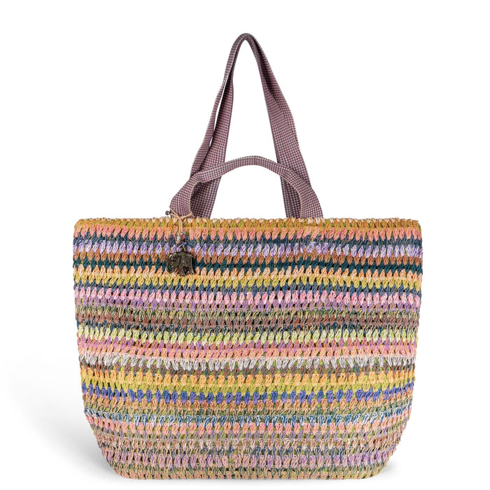 Großer Shopper Crochet Handarbeit multicolor - ANOKHI
