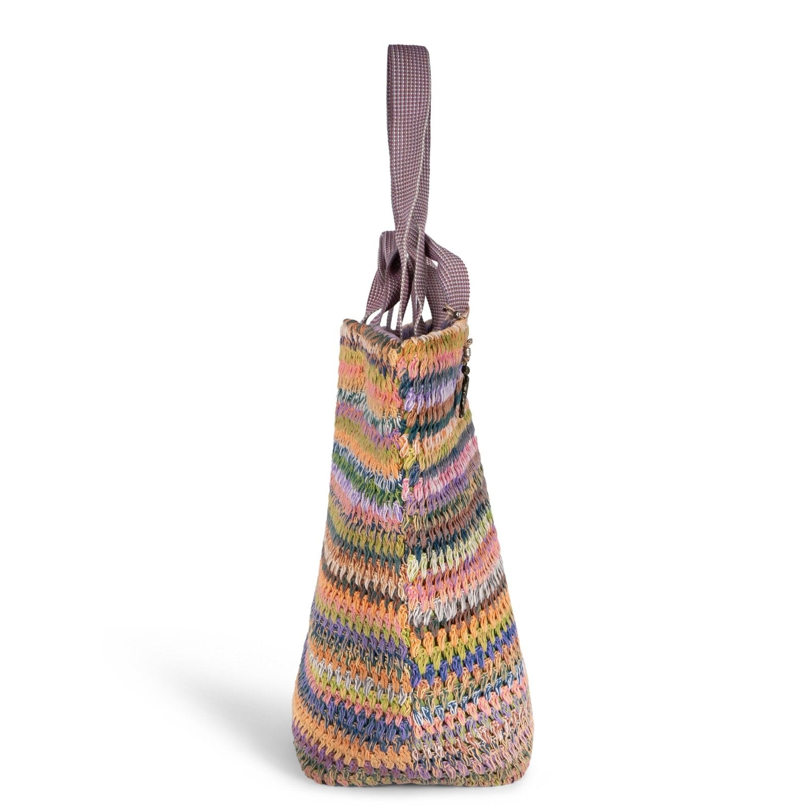 Großer Shopper Crochet Handarbeit multicolor - ANOKHI