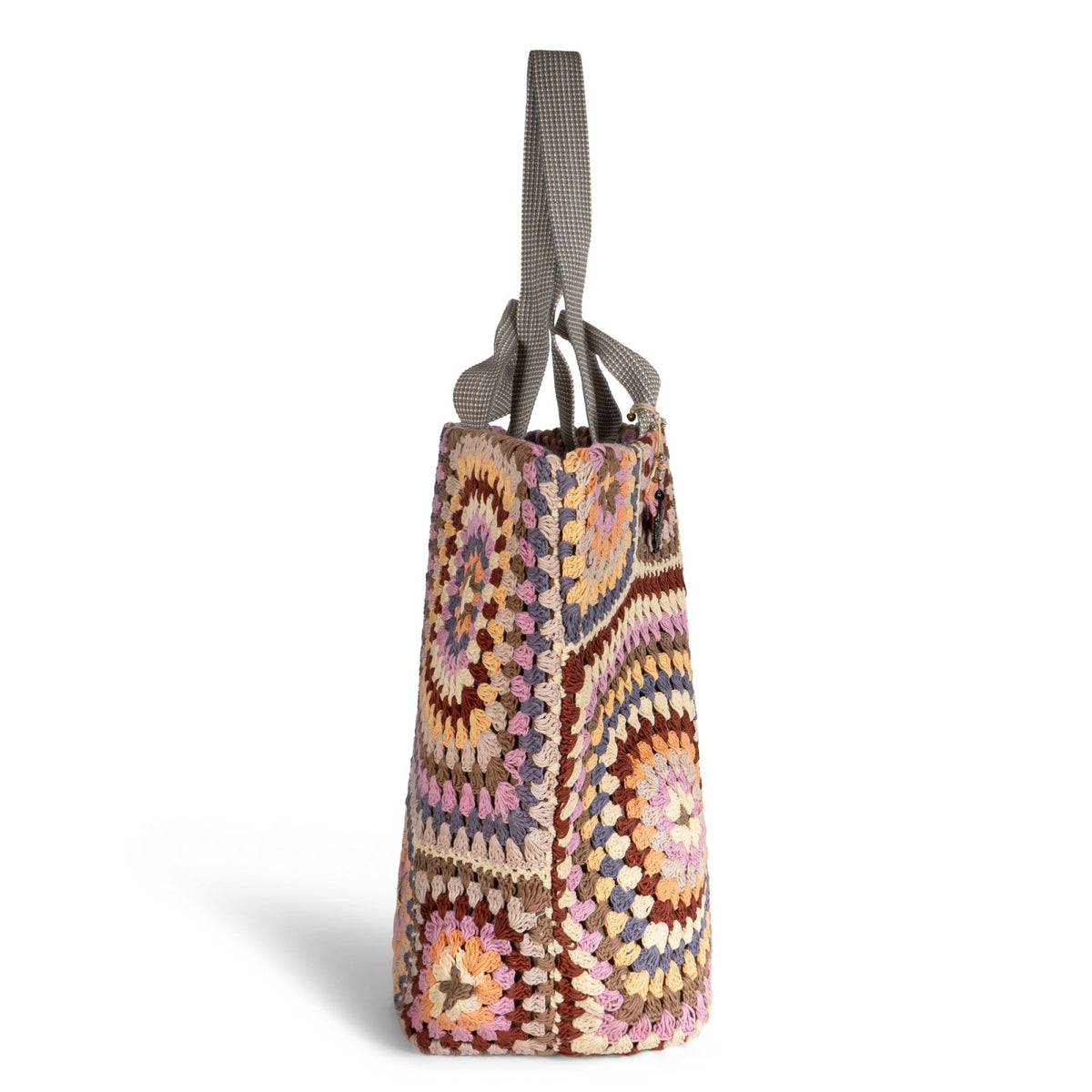 Großer Shopper Crochet Handarbeit multicolor - ANOKHI