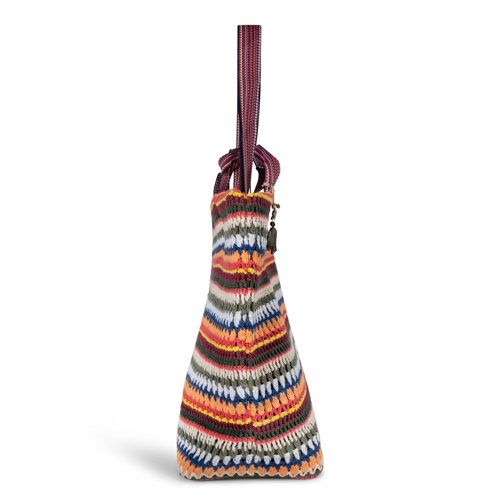 Großer Shopper Crochet Handarbeit multicolor - ANOKHI