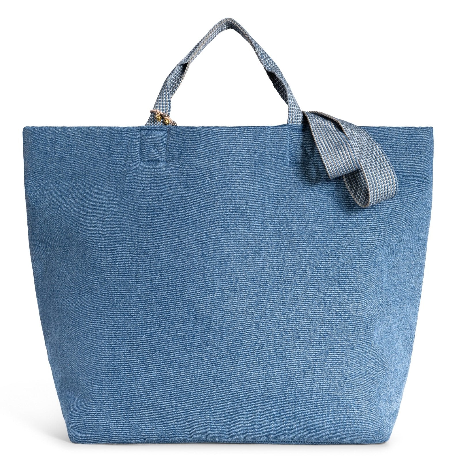 Großer Shopper Denim blau - ANOKHI