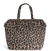 Large shopper bag, studded belt, leopard print – 1