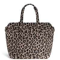 Large shopper bag, studded belt, leopard print – 4
