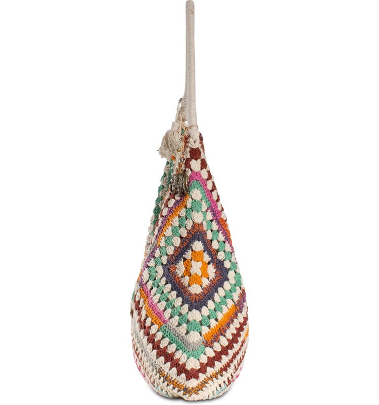 Häkelbeutel, Hippiebag Multicolor - ANOKHI