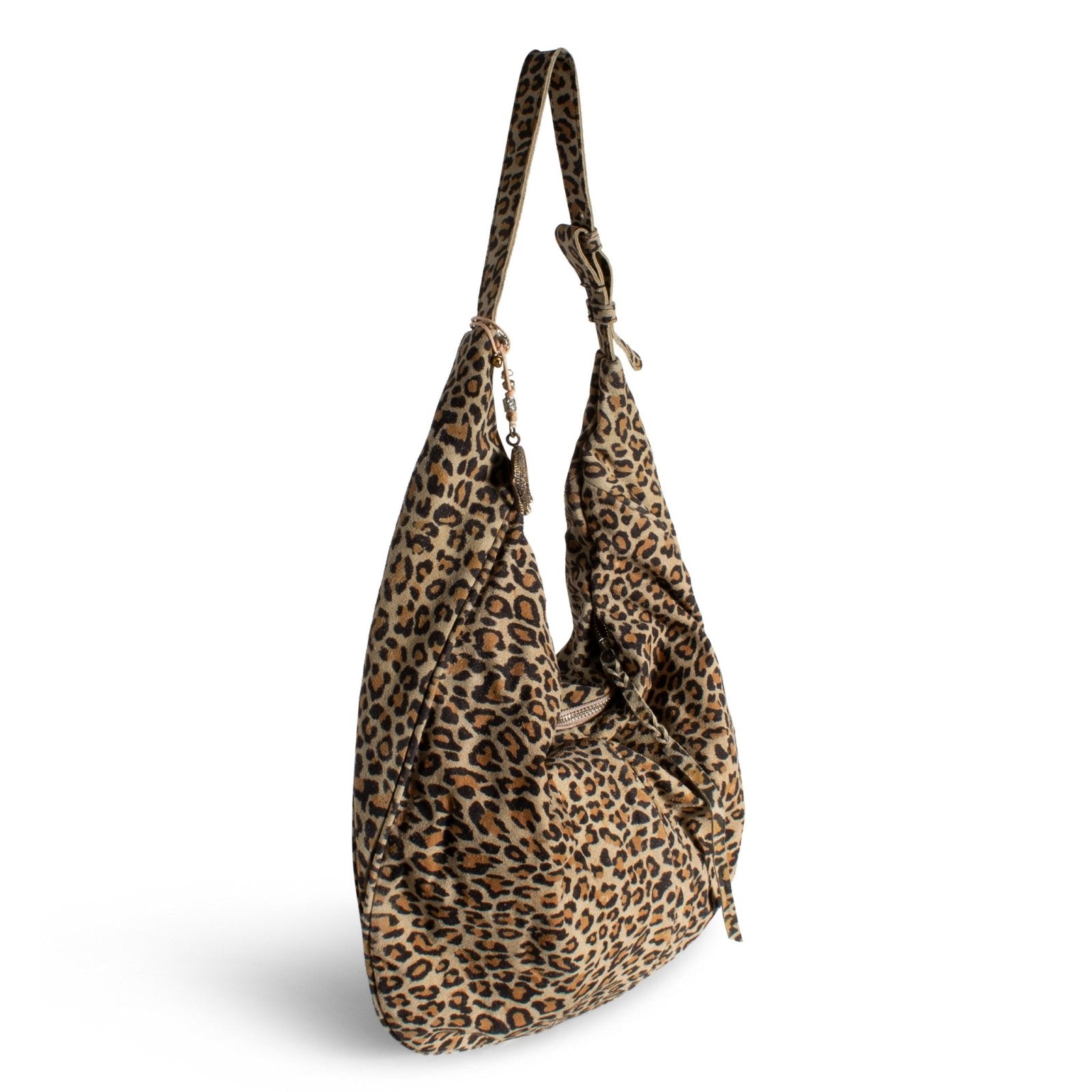 Hobo Bag Velourleder Animalprint - ANOKHI