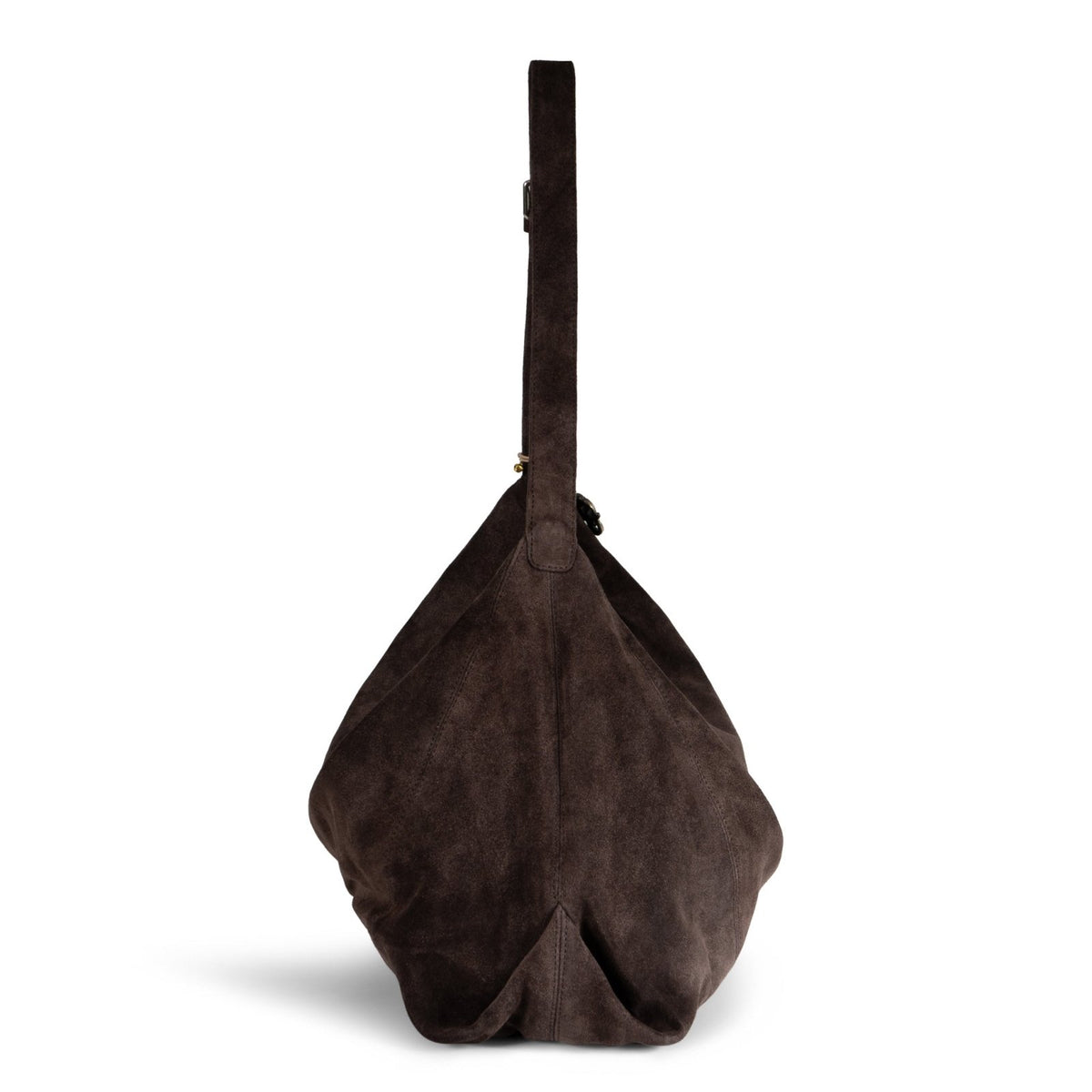 Hobo Bag Velourleder braun - ANOKHI