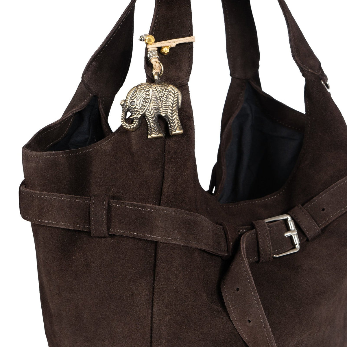 Hobo Bag Velourleder Gürtel - ANOKHI