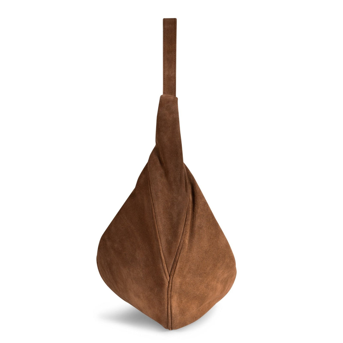 Hobo Bag Velourleder tan - ANOKHI