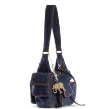 Small handbag, mini bag blue – 2