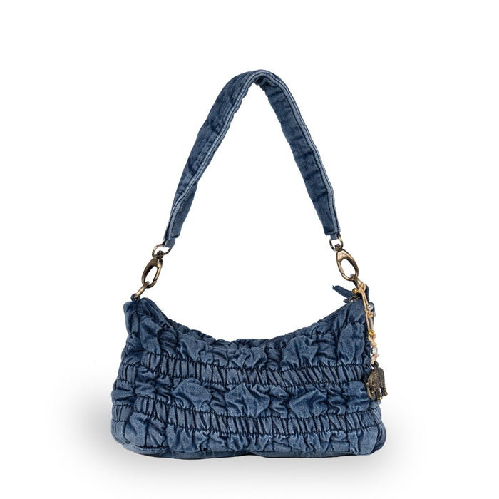 Schultertasche Denim blue Bubbledessin - ANOKHI