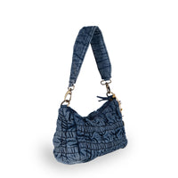 Schultertasche Denim blue Bubbledessin - ANOKHI